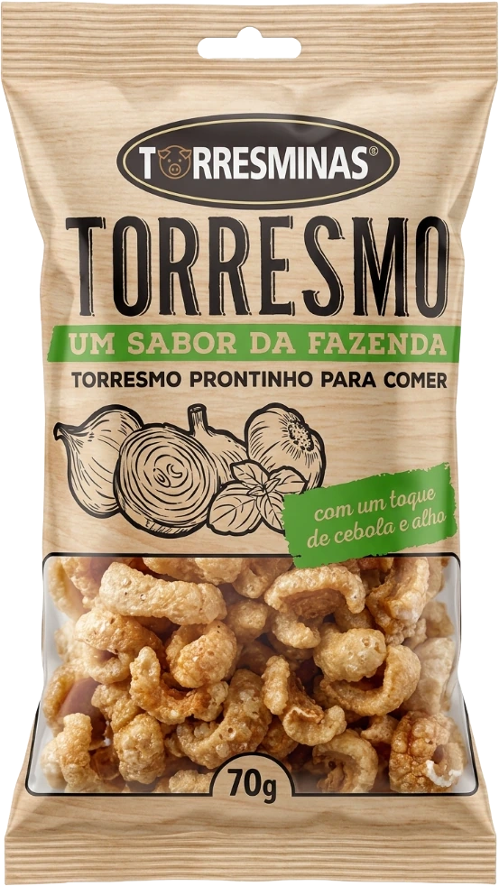 Torresminas Salsa e Cebola